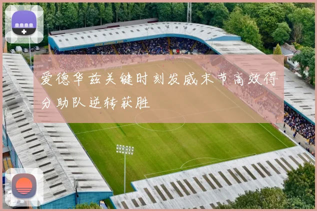 爱德华兹关键时刻发威末节高效得分助队逆转获胜